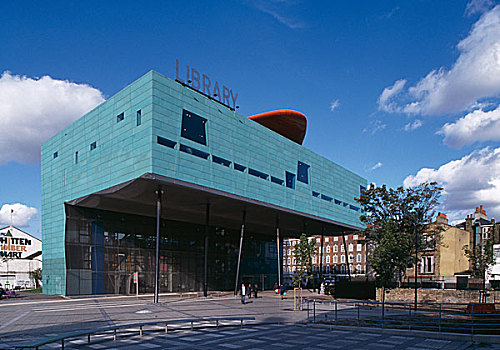 图书馆,伦敦,1999年,胜利,斯特灵,奖,2000年,户外,西南