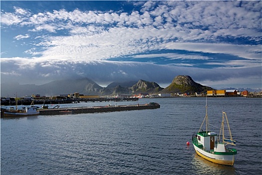 挪威,渔港