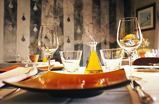 桌子,餐馆,阿维尼翁,法国