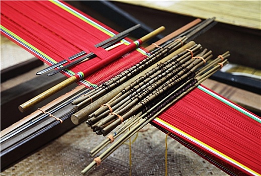 传统,马来西亚,织布机