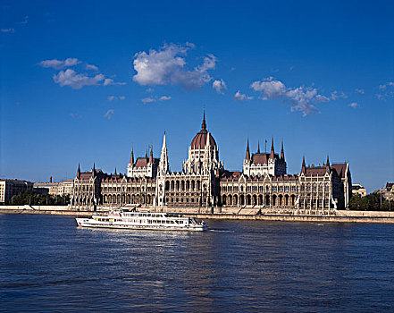 国会大厦,多瑙河,船,河,布达佩斯,匈牙利