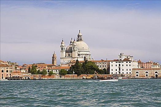教堂,水岸,圣马利亚,行礼,大运河,威尼斯,意大利