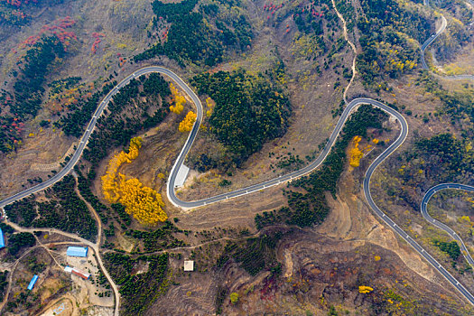 盘山公路 全景图片