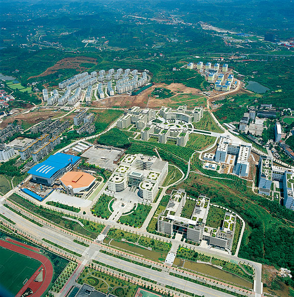 三峡大学全景图图片