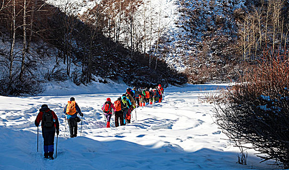 徒步天山雪山