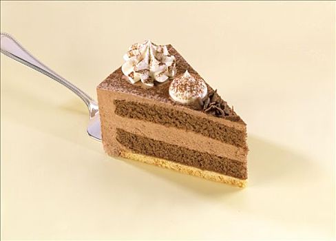 巧克力块,奶油蛋糕