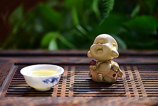 紫砂茶壶茶杯茶具方壶茶文化茶艺茶宠小和尚小沙弥