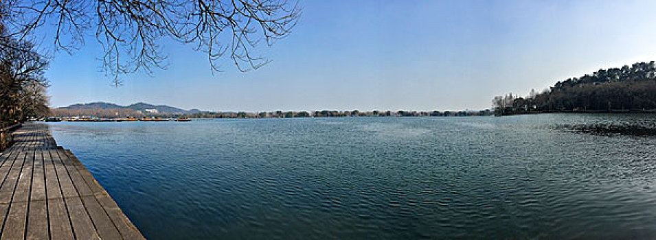 西里湖全景