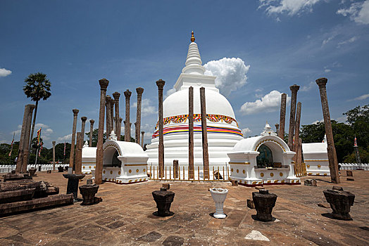 庙宇,阿努拉德普勒,北方,中央省,斯里兰卡,亚洲