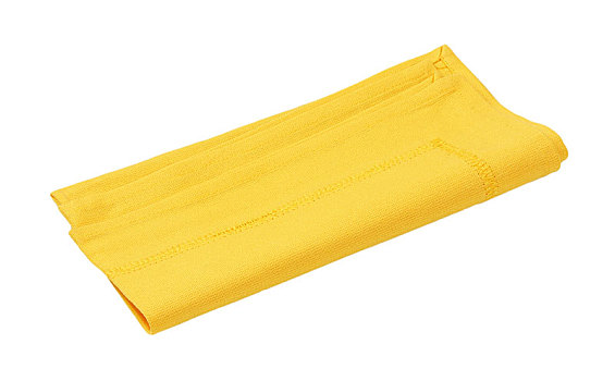 黄色,布,餐具垫