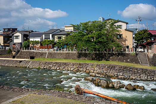 日本城市中的河流