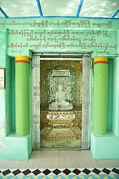 佛像,庙宇,曼德勒,缅甸