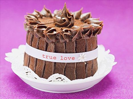 巧克力蛋糕,情人节