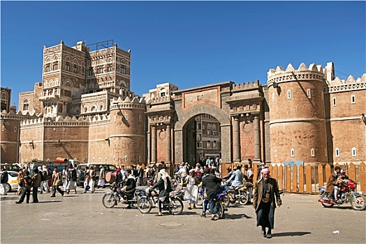 萨那,城市,也门