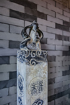 中华护院朱雀石雕装饰物