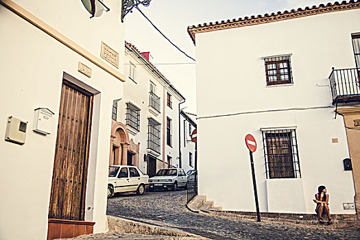 街道,隆达,西班牙