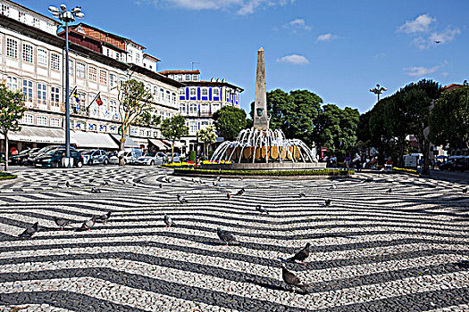 方尖塔,喷泉,共和国,布拉加,葡萄牙,2009年