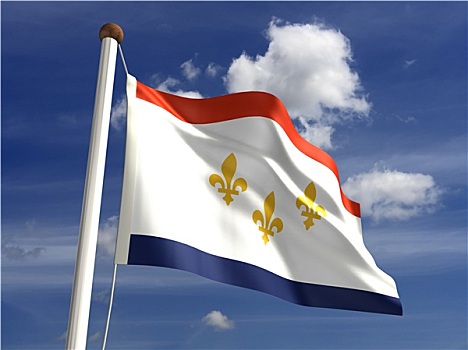 新奥尔良,旗帜