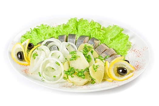 青鱼,土豆,蔬菜