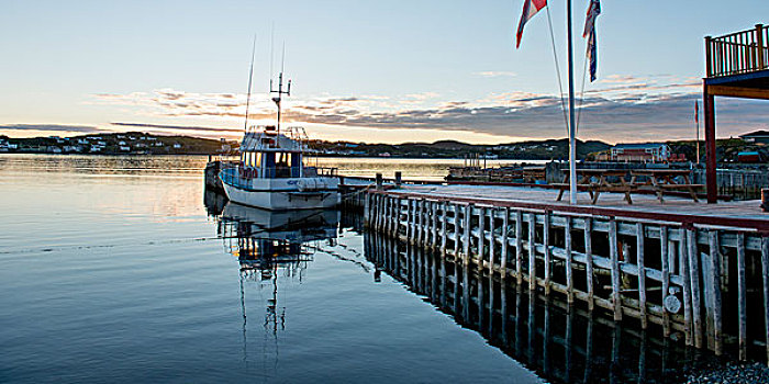 码头,特威林盖特,南,特威林盖特岛,纽芬兰,拉布拉多犬,加拿大