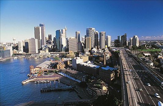 塔楼,道路,悉尼,澳大利亚