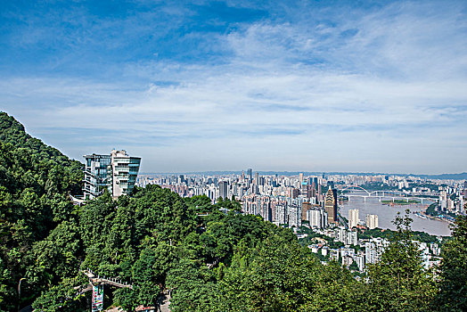2022年重庆市南岸区南山一棵树风景区观景阁楼