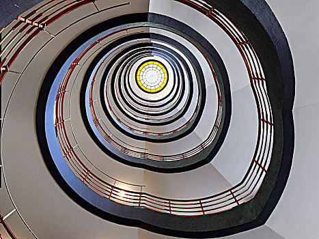 楼梯,汉堡市,德国,欧洲