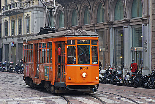 意大利米兰有轨电车