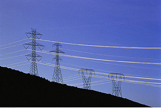 电,传输线,北方,华盛顿,美国