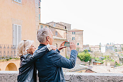 游客,情侣,摄影,城市,锡耶纳,托斯卡纳,意大利