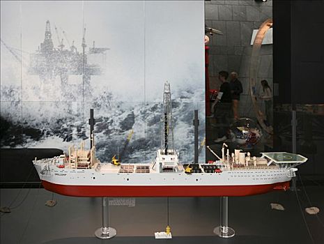 模型,石油,博物馆,斯塔万格,欧洲,文化,2008年,挪威