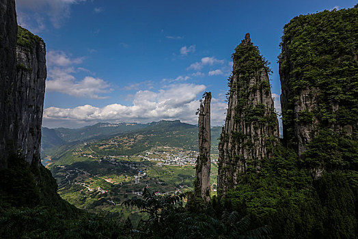 恩施,大峡谷,风景,景点,旅游,高山,山区,神秘,树木,植被,石头,鄂西,奇石,峡谷,壮观