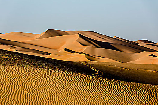 沙丘,空,区域,阿联酋,亚洲