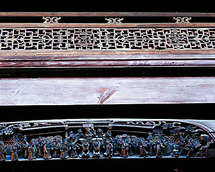 安徽南屏古建筑上的木雕