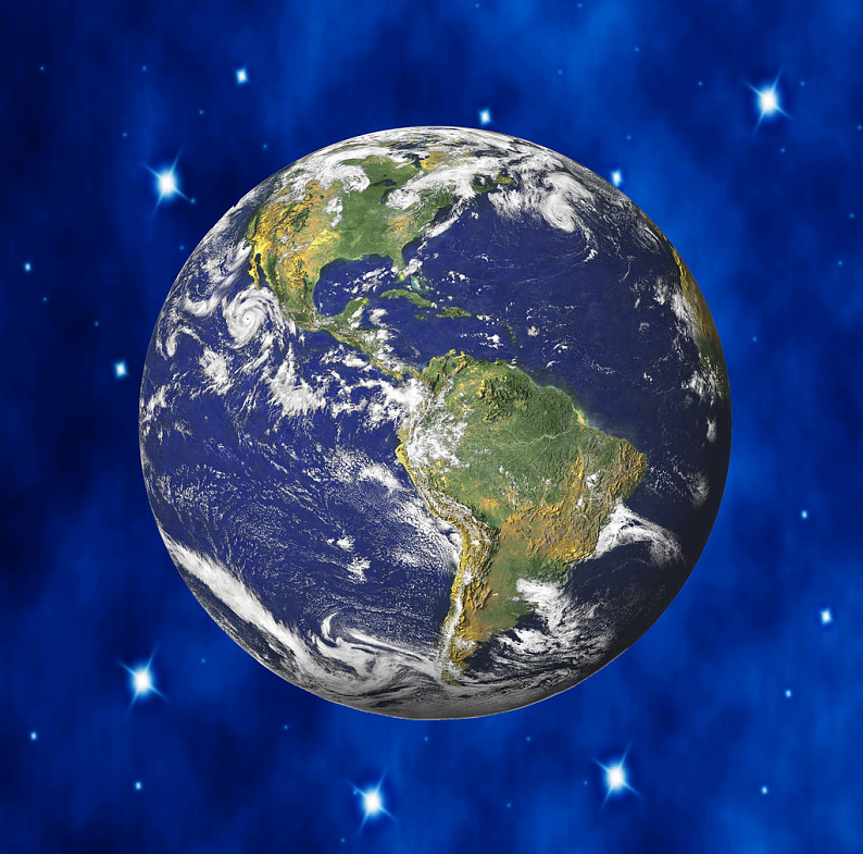 地球,俯视,风景,星星,地点_高清图片_全景视觉