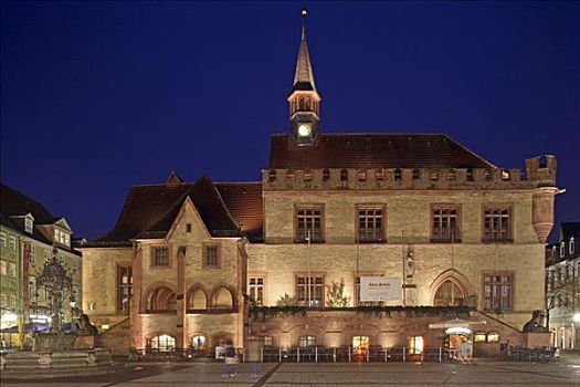 老市政厅,哥廷根,下萨克森,德国,欧洲