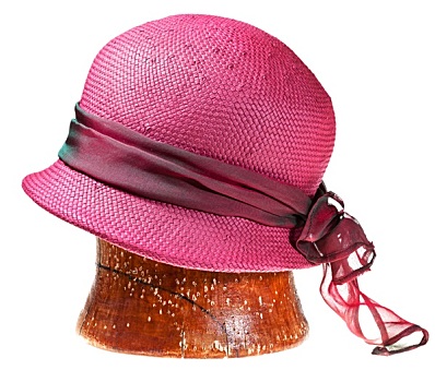 夏天,稻草,粉色,帽子