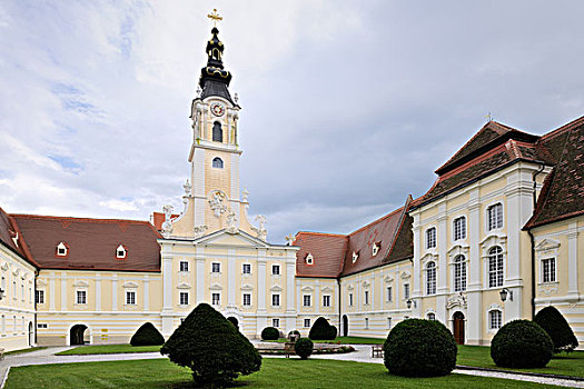 阿尔滕堡,教堂,本笃会修道院,区域,下奥地利州,奥地利,欧洲