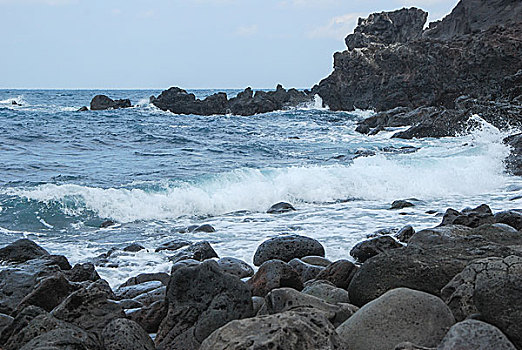 韩国济州海边风光