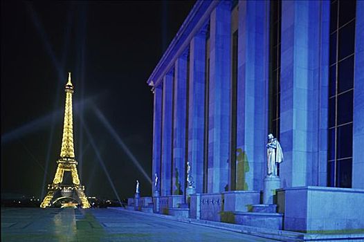 埃菲尔铁塔,夏悠宫,巴黎,法国