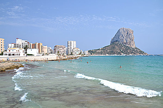 沙滩,卡培,西班牙