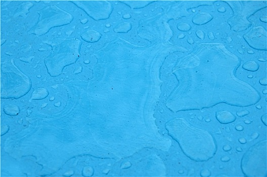 蓝色,雨,水坑