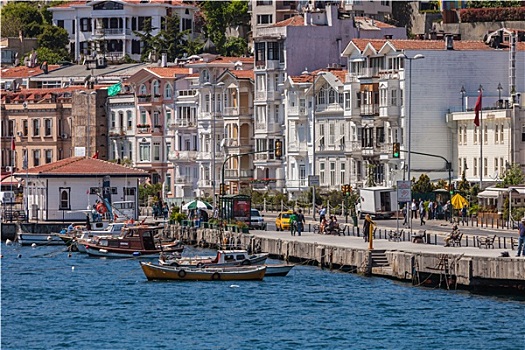风景,伊斯坦布尔,博斯普鲁斯海峡,海峡