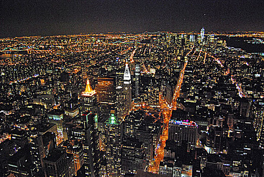 美国城市夜景