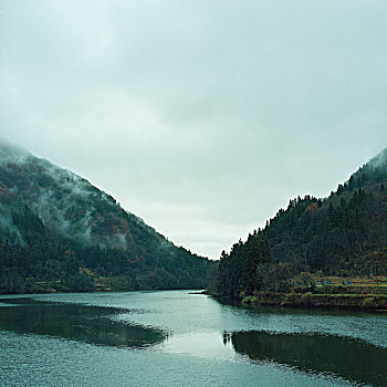 河,福岛,日本