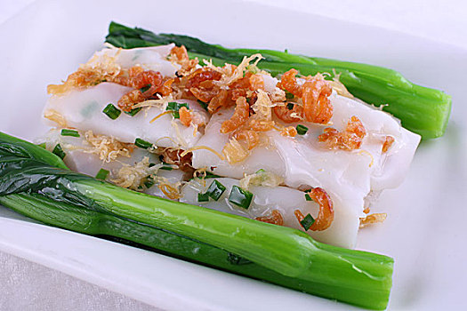 瑶柱虾米蒸肠粉