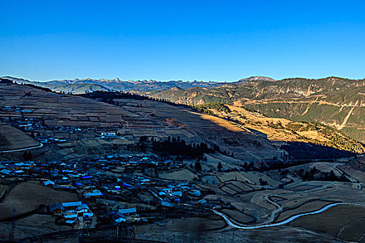 香格里拉沿途美景