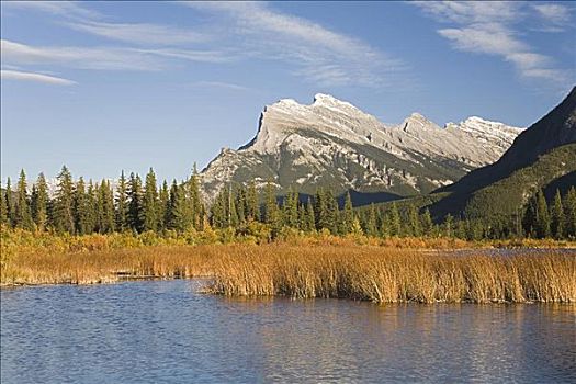弗米利恩湖,伦多山,班芙国家公园,艾伯塔省,加拿大