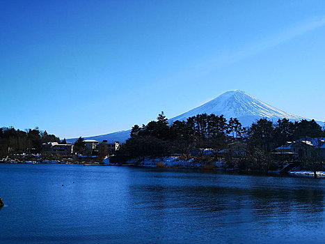 远观富士山