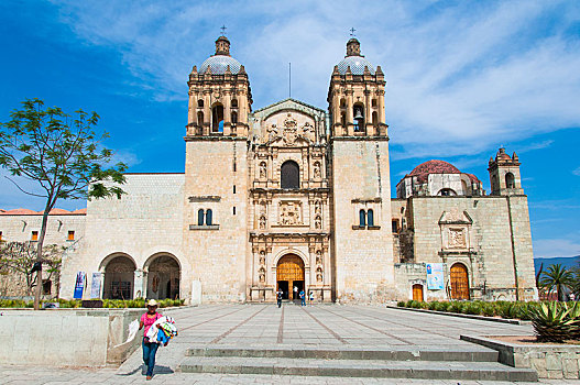 圣多明哥教堂,中心,瓦哈卡,墨西哥,中美洲